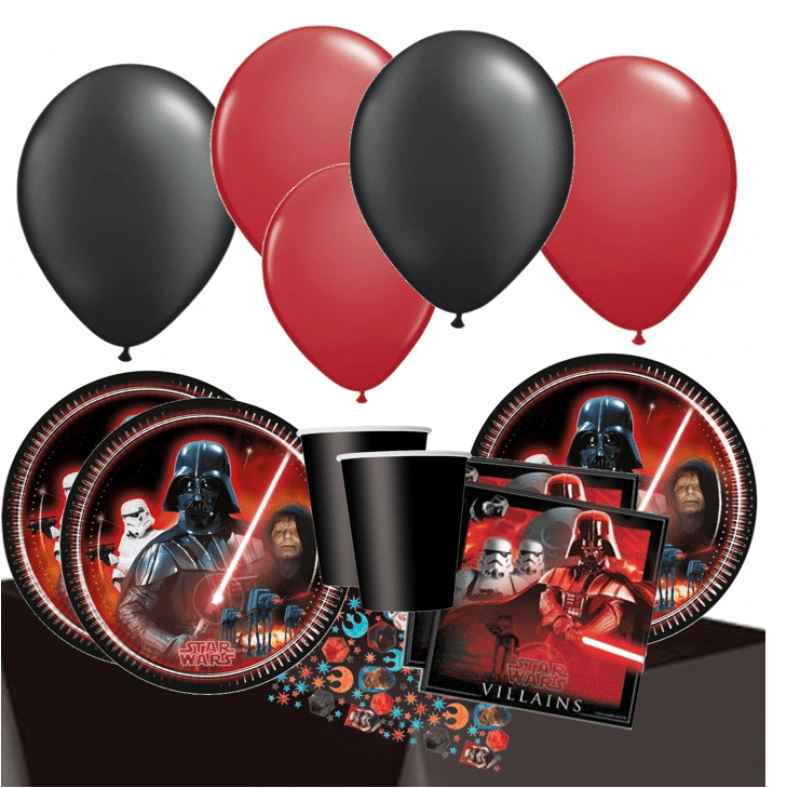 Star Wars kalaspaket röd för 8 gäster