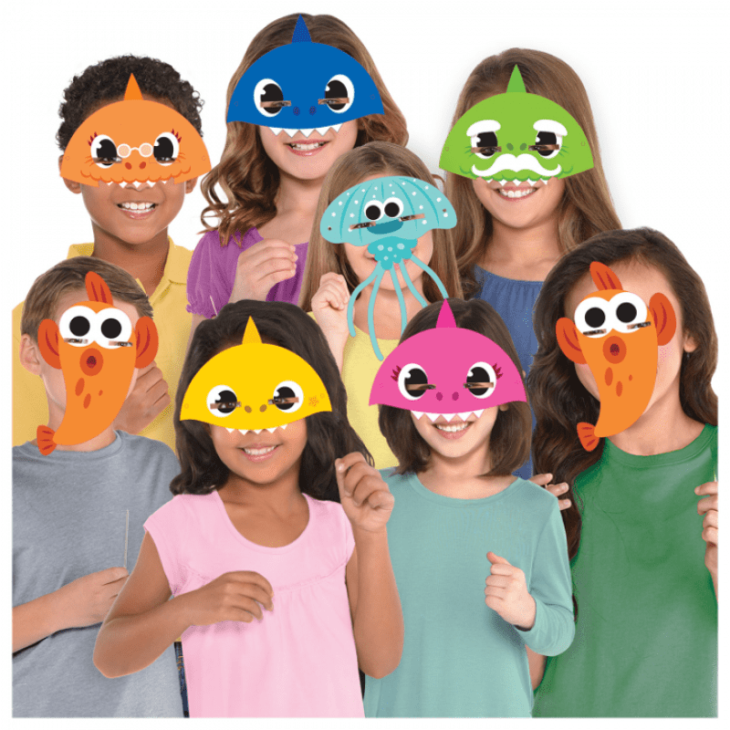 Ansiktsmasker Baby Shark 8-pack