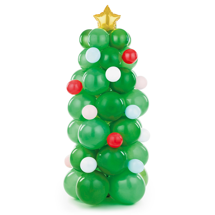 Ballongbukett Julgran 65x161cm