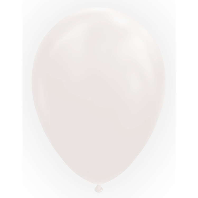 Ballonger Vit 30 cm 10-pack