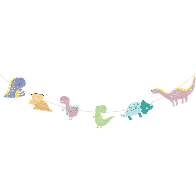 Banderoll Dinosaurier 3m