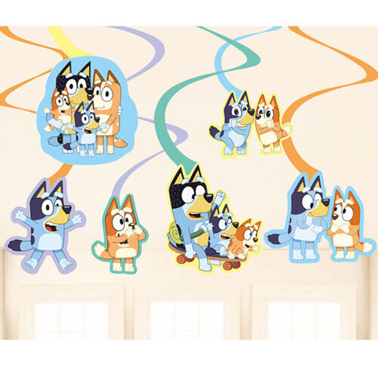 Bluey Hängande Dekoration 6-pack