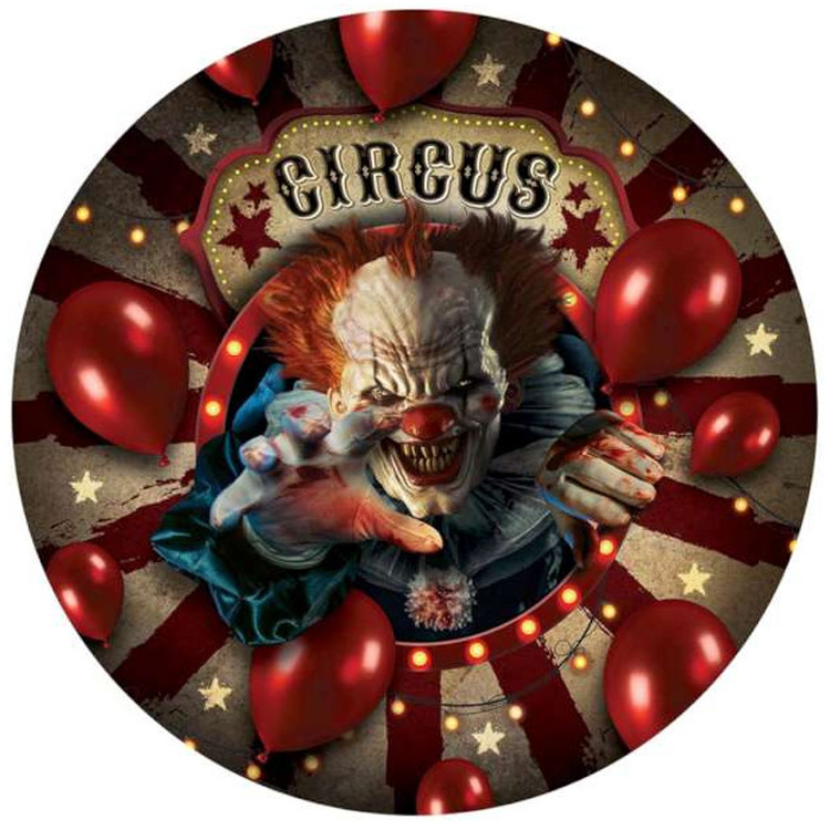 Cirkus Cown Papperstallrik 6-pack