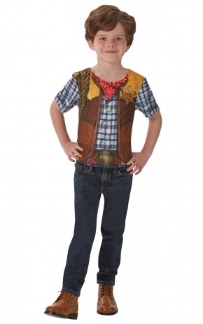Cowboy T-shirt Maskeraddräkt Barn S