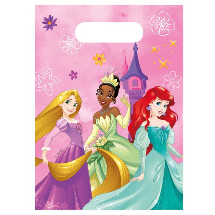 Disney Prinsessor "Live Your Story" Partypåse 6-pack