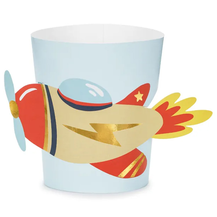 Flygplan Glas/Mugg-sleeves 6-pack