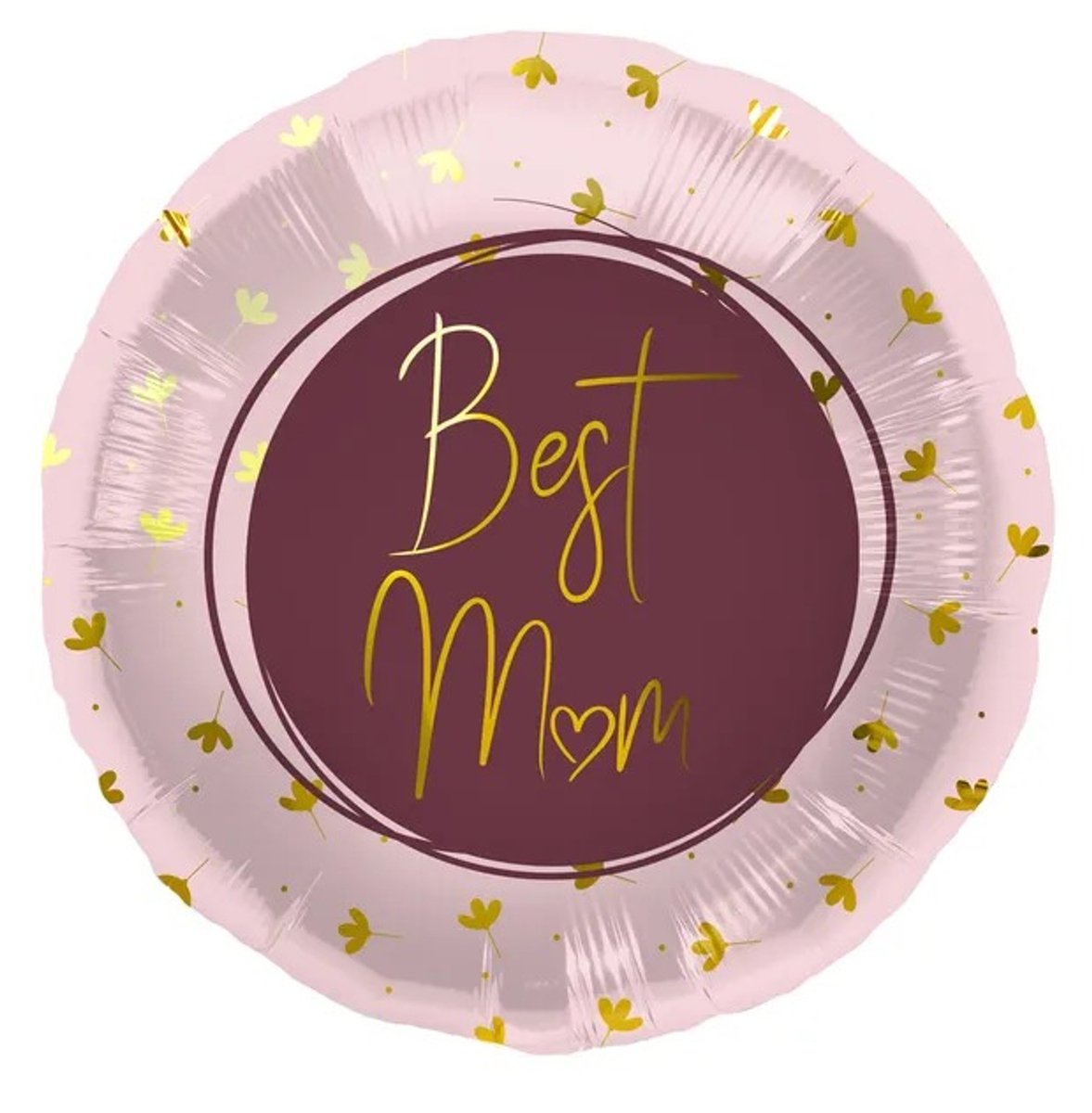 Folieballong Best Mum rosa 45 cm
