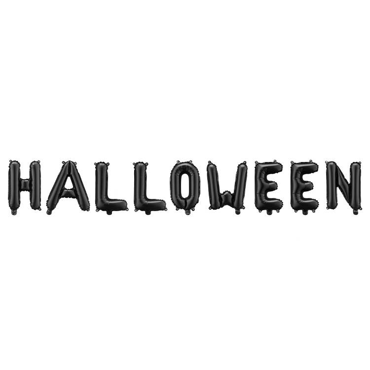 Folieballong Bokstäver "HALLOWEEN"