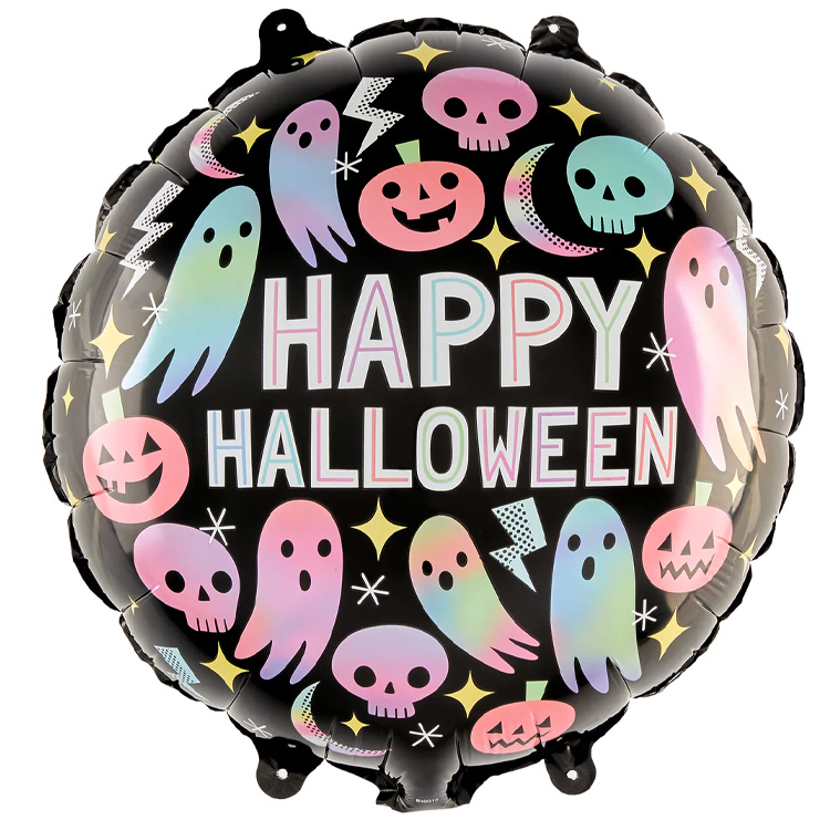 Folieballong "HAPPY HALLOWEEN" Rund 45cm