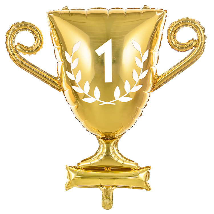 Folieballong Pokal Guld 64cm