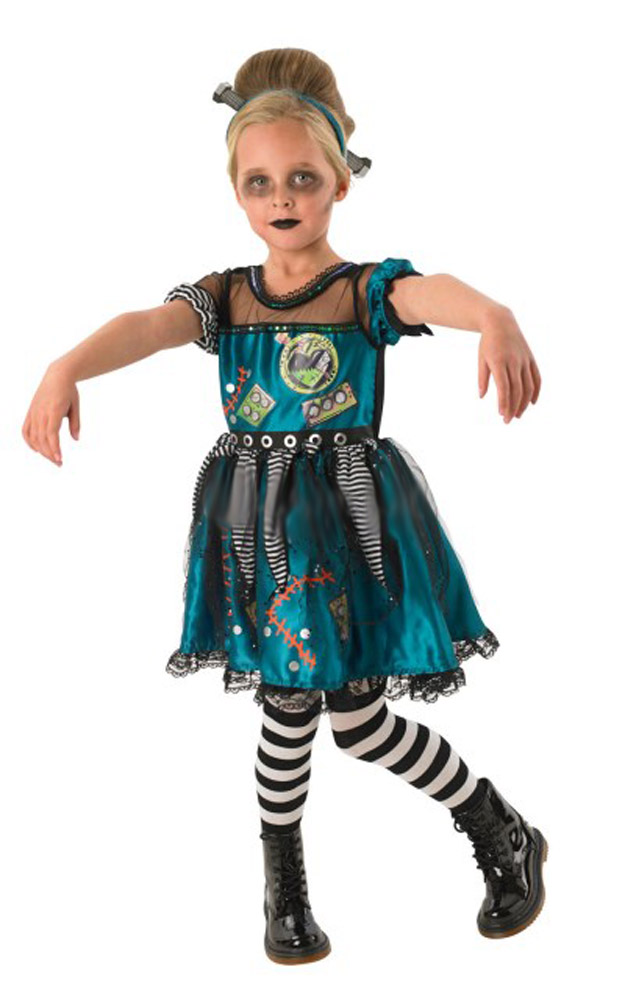 Frankenstein Klänning Maskeraddräkt Barn L