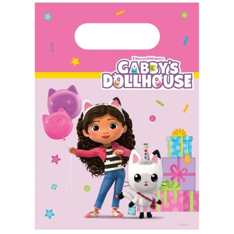 Gabbys Dockskåp Papperspåse 4-pack