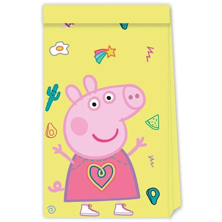 Greta Gris Papperspåse 4-pack