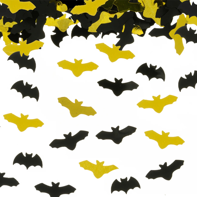 Halloween Foliekonfetti Fladdermöss 15g