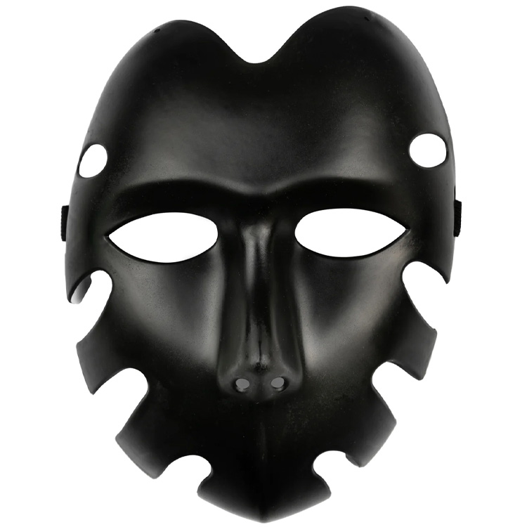 Halloweenmask Svart 22x17cm