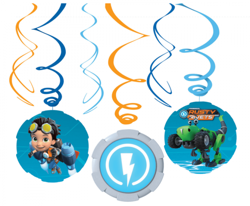 Hängande dekoration Rusty Rivets 6-pack