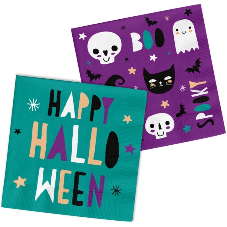 Happy Halloween Servetter 20-pack