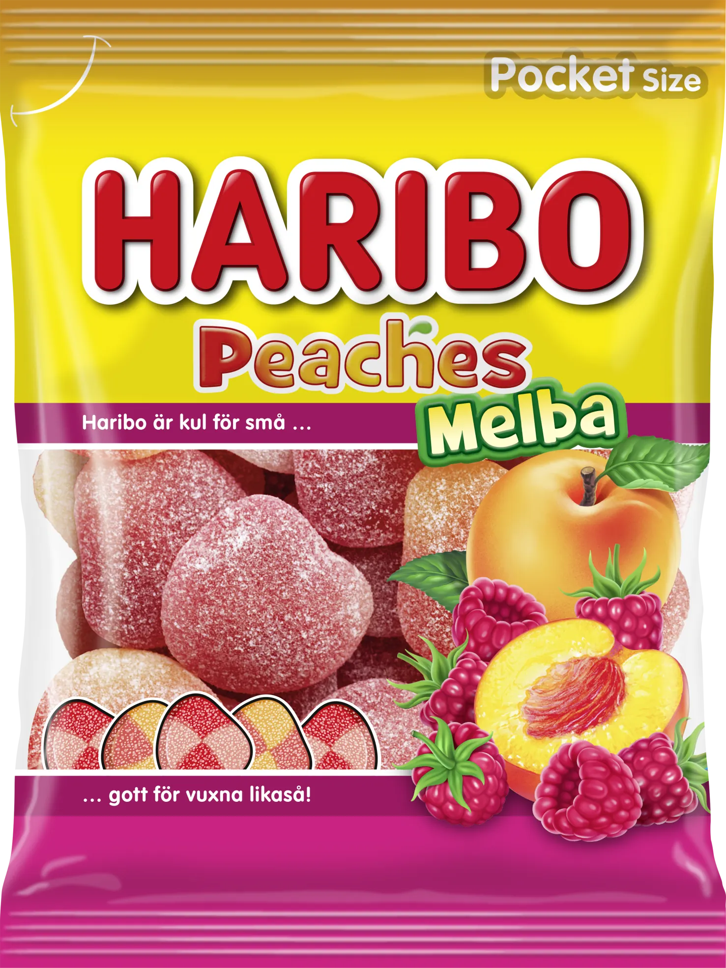 HARIBO Peaches Melba Godispåse 80 g