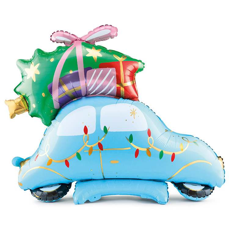 Jul Driving Home For Xmas Folieballong 102cm