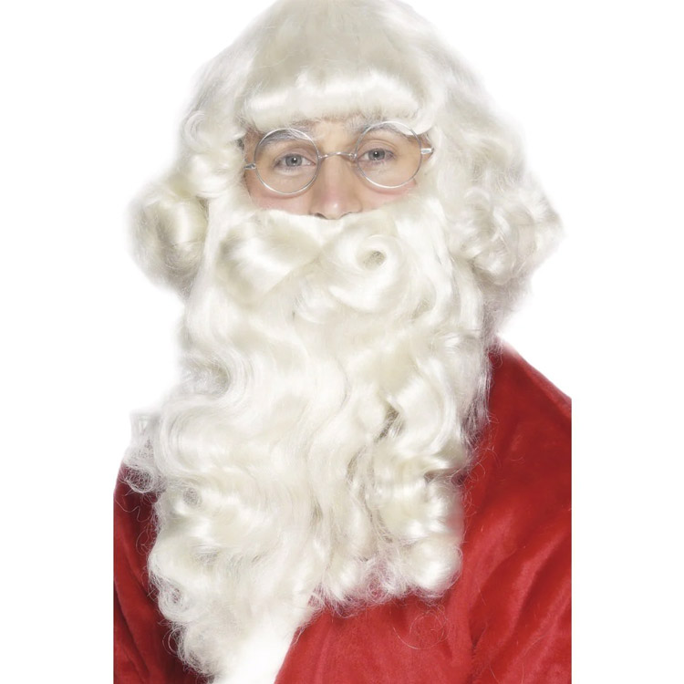 Jultomte Peruk & Skägg 38cm