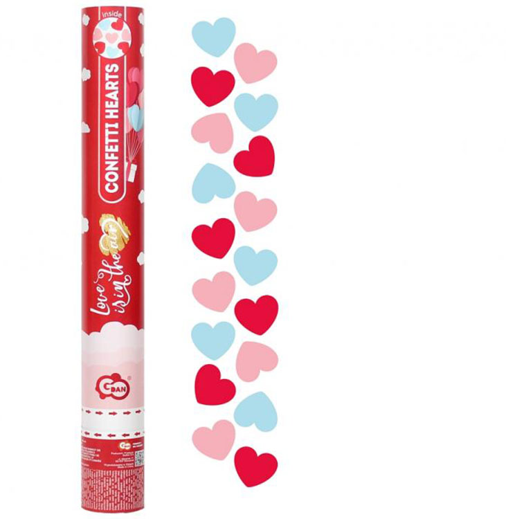 Konfettikanon "Love Is In The Air" 40 cm