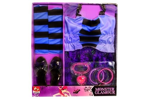 Monster Glamour Utklädningsset för Barn - 4-6år