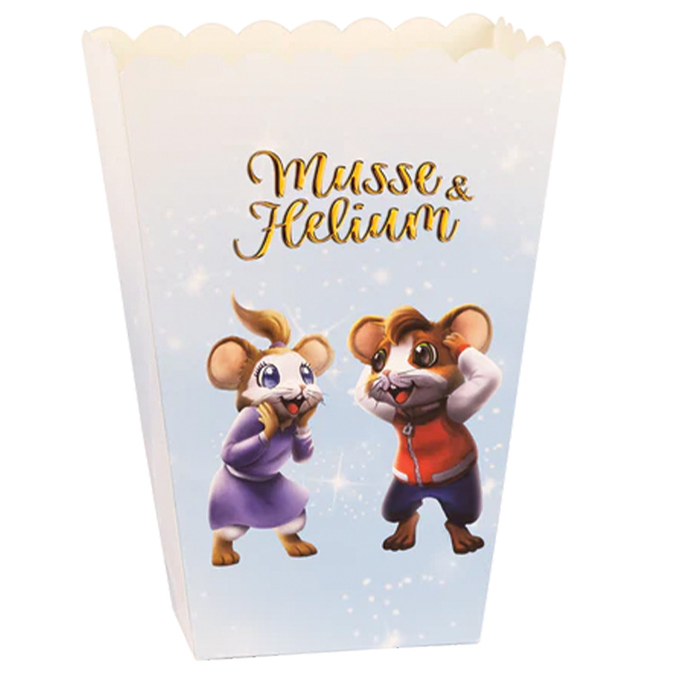 Musse & Helium Kalas Popcornbägare 8-pack