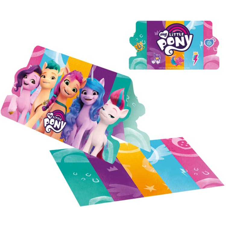 My Little Pony Inbjudningskort & Kuvert 8-pack