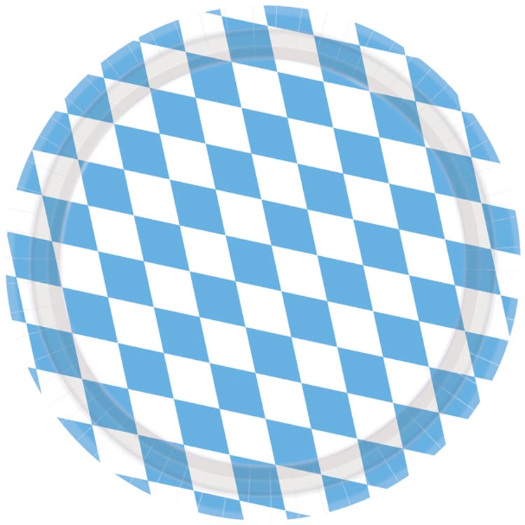 Oktoberfest Papperstallrik 8-pack