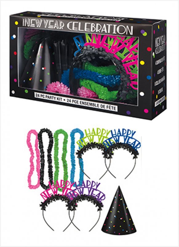 Partykit till nyår för 8 person - Neon