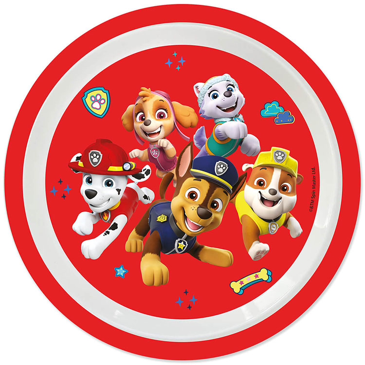 Paw Patrol Räddningshjältar Flergångsassiette 20 cm