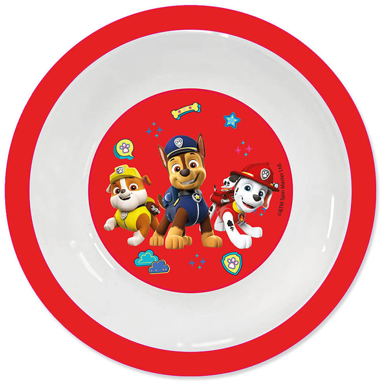 Paw Patrol Räddningshjältar Flergångsskål 15 cm