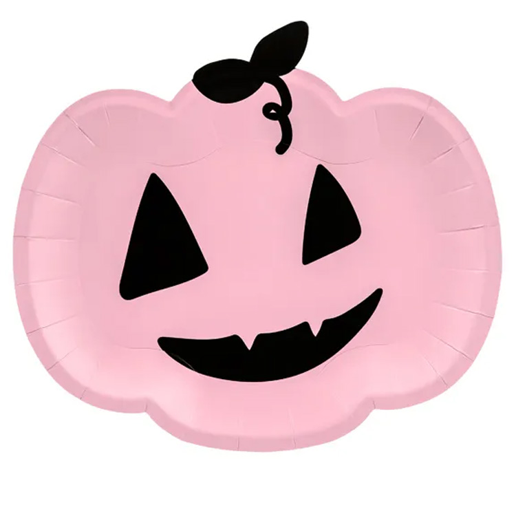 Pumpa Rosa Papperstallrik 6-pack