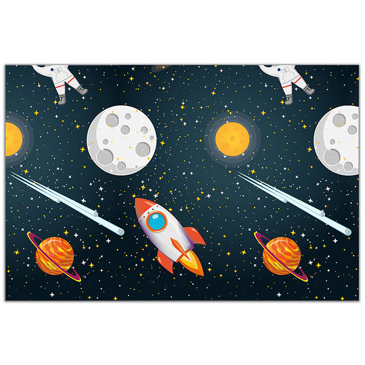 Rymdraket Bordsduk 120x180 cm
