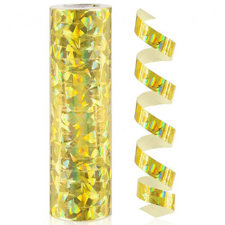 Serpentin Glitter Guld