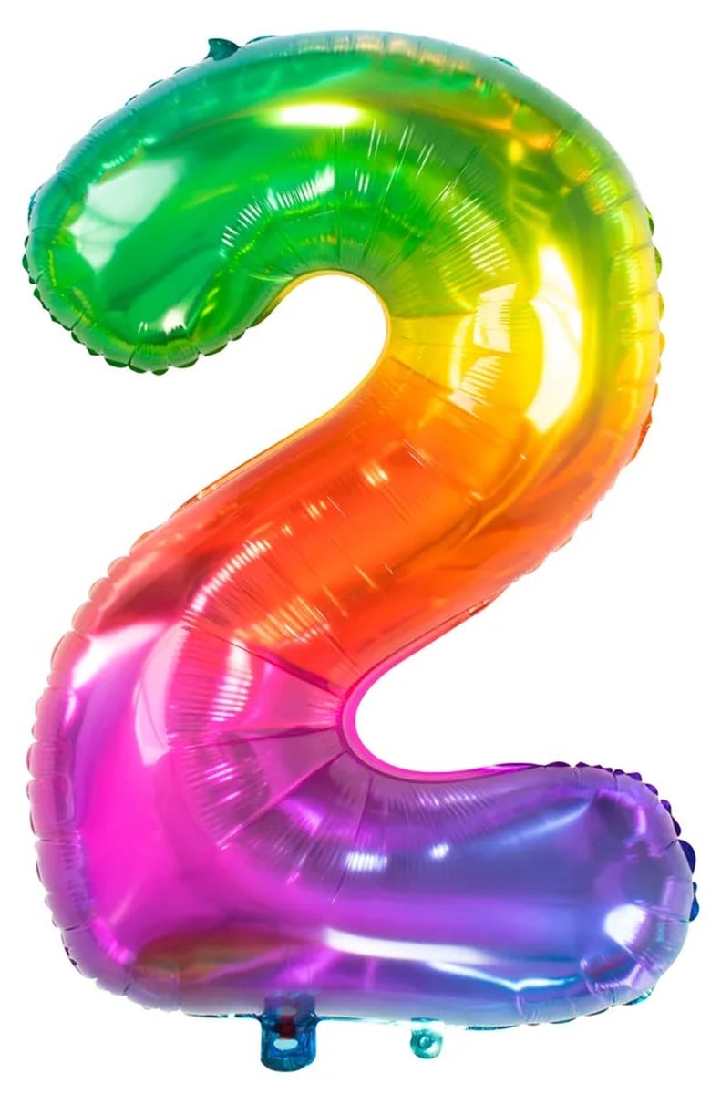 Sifferballong Yummy Gummy 81 cm "0-9" Siffra 2