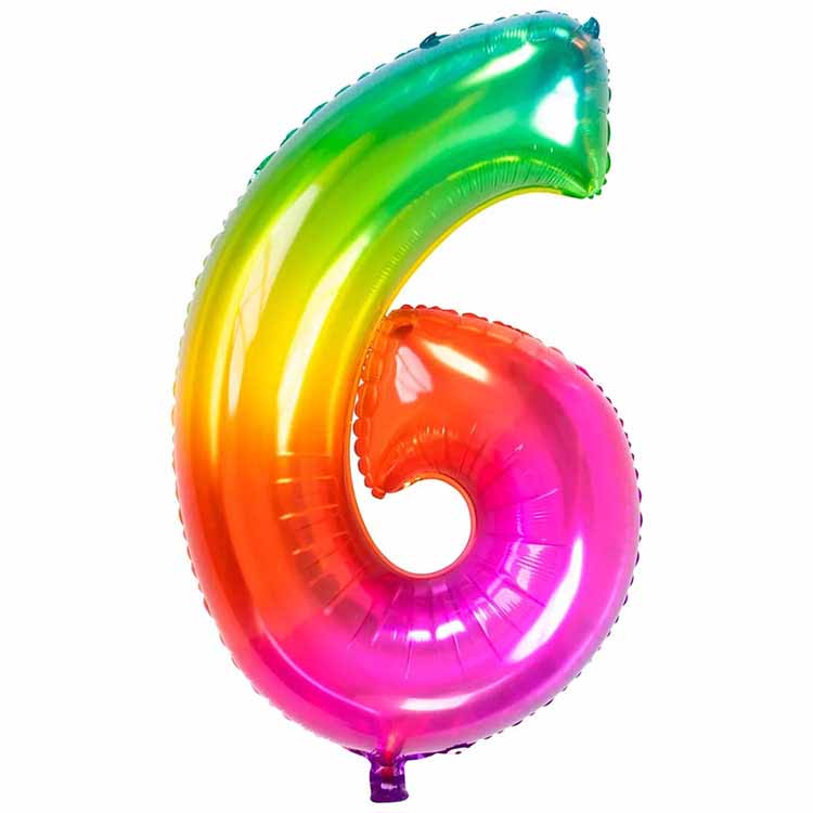 Sifferballong Yummy Gummy 81 cm "0-9" Siffra 6