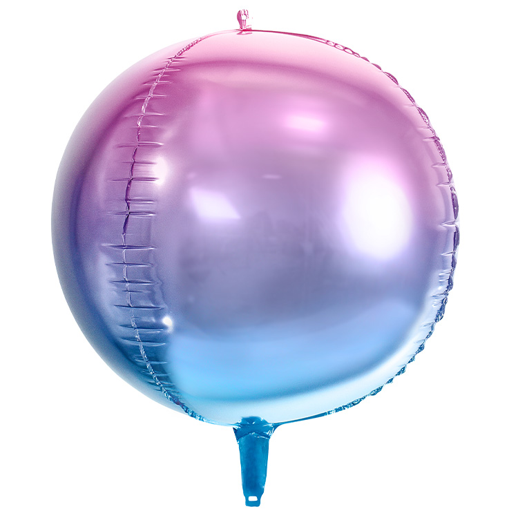 Sjöjungfru Folieballong Ombre 35cm