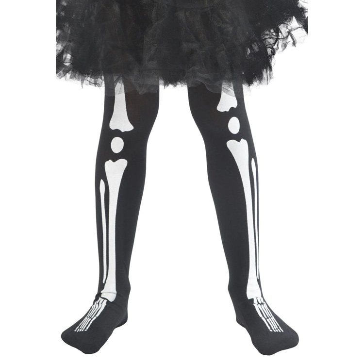 Skelett Tights Barn