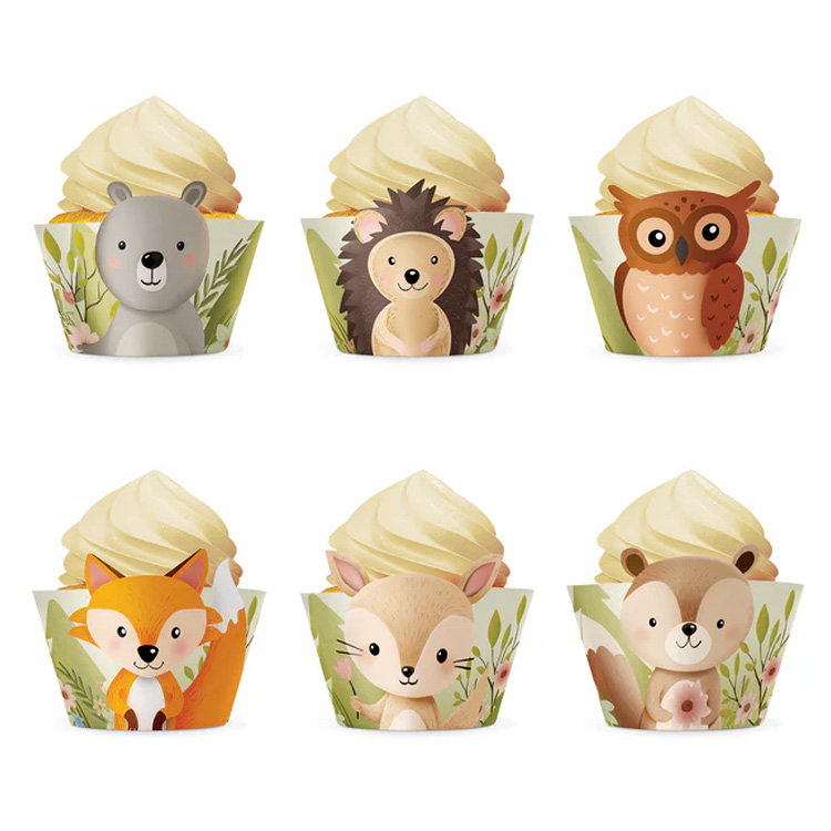 Skogens Vänner - Muffinsformar 6-pack