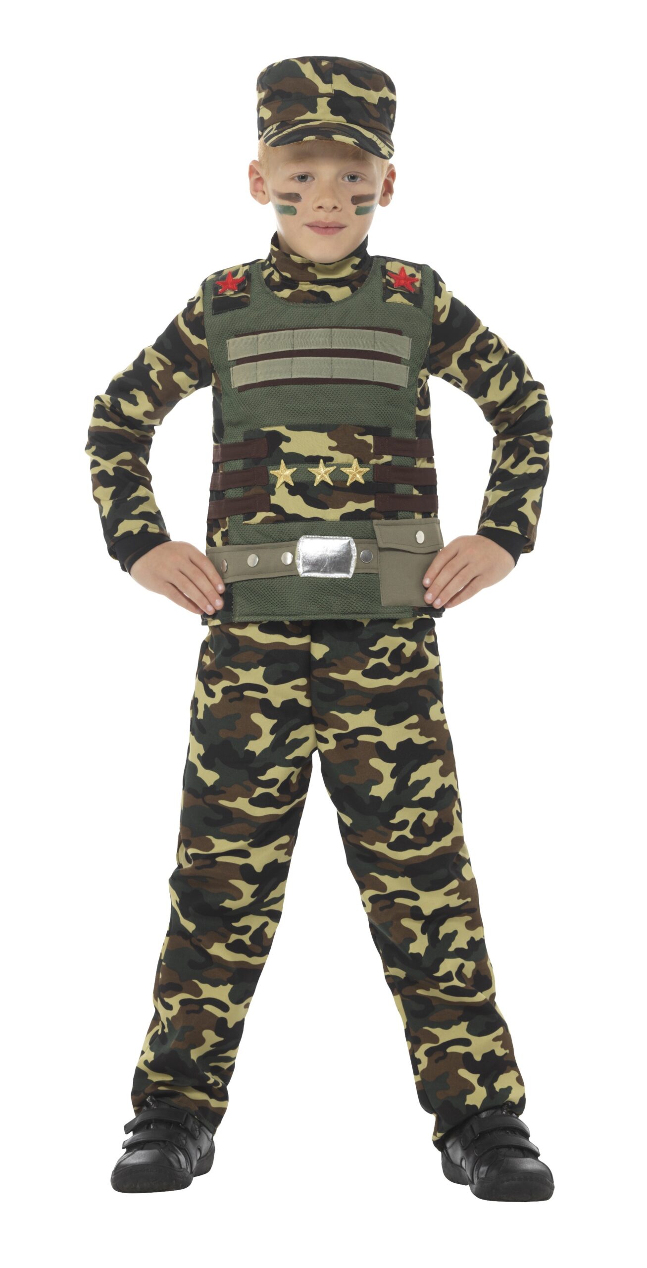 Soldat Maskeraddräkt Barn L