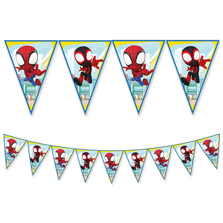 Spidey & Hans Fantastiska Vänner Flaggbanderoll