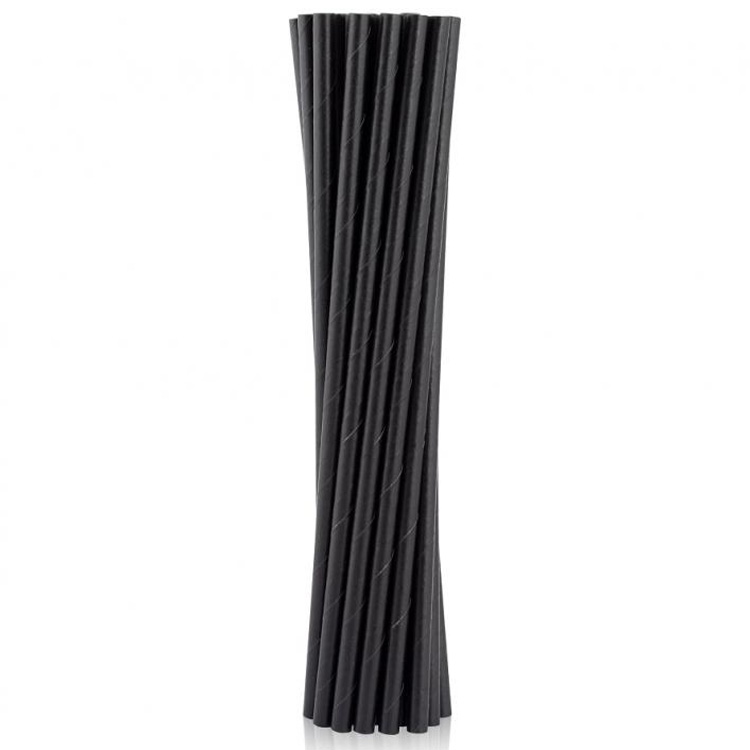 Sugrör Svart 100-pack