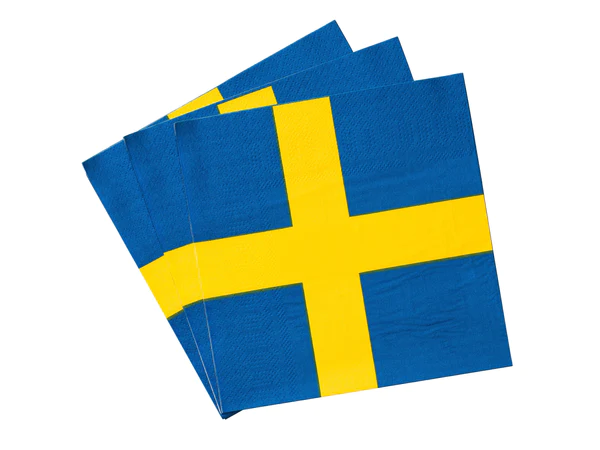 Svenska Flaggan Servett 20-pack