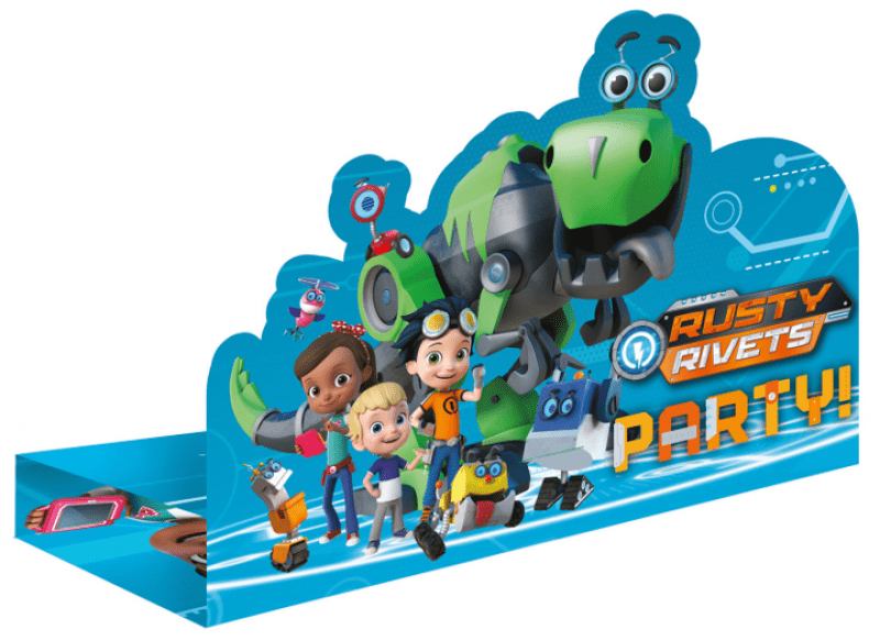 Inbjudningskort Rusty Rivets 8-pack