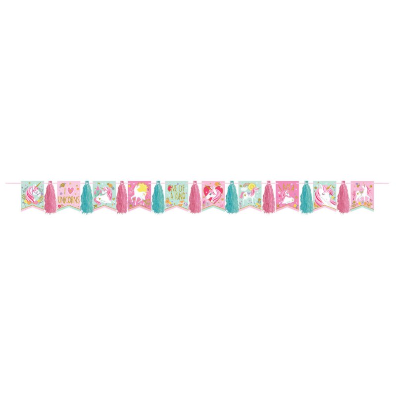 Tofs-banderoll Unicorn Magic 1300 cm