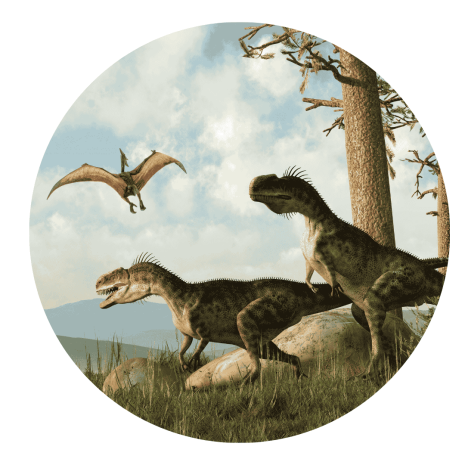 Dinosaurie Tårtbild