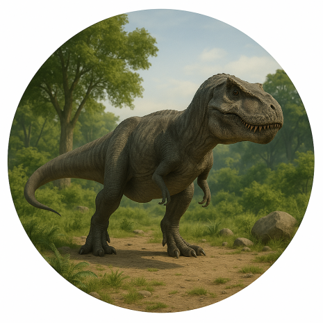 Dinosaurie T-Rex Tårtbild